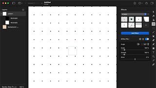Fill image with pattern using Affine Tile effect