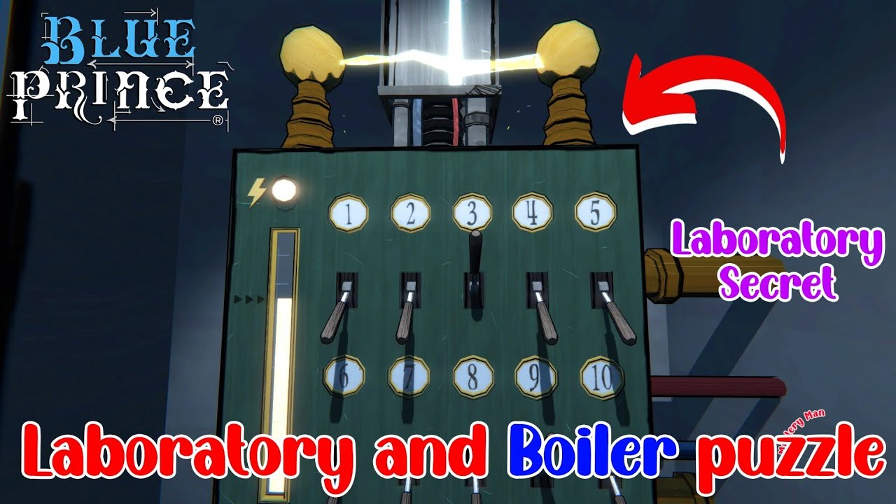 Blue Prince - Laboratory Puzzle Solution | How to Turn On Power in the ...