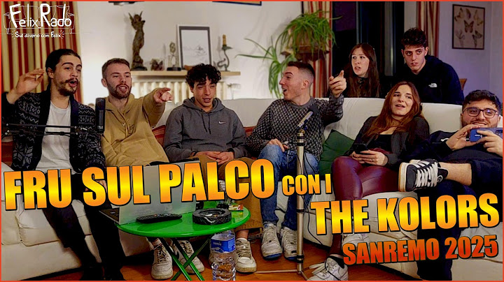 Reaction a FRU CHE SALE SUL PALCO CON I THE KOLORS a SANREMO 2025 #reaction #thekolors #thejackal