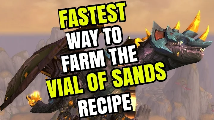 Fastest Way To Farm The Vial Of Sands Recipe | Eas...