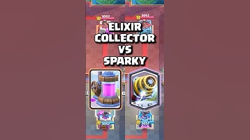 Can Sparky Beat Elixir Collector?! 💀  #clashroyale #shorts #gaming #supercell