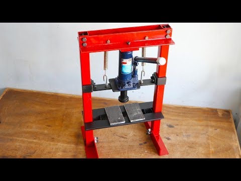 How To Make Hydraulic Press Machine || DIY Mini Hydraulic Press || Without