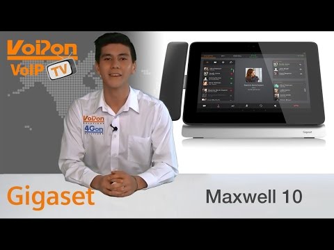 Gigaset Maxwell 10 VoIP Phone Video Review / Unboxing