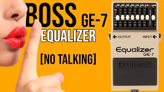 Boss GE7 Equalizer Japan | Demo [NO TALKING]