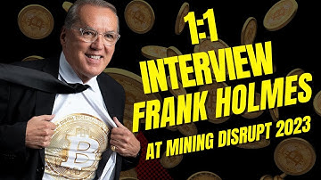 1:1 Exclusive Interview with Frank Holmes at Mining Disrupt 2023.