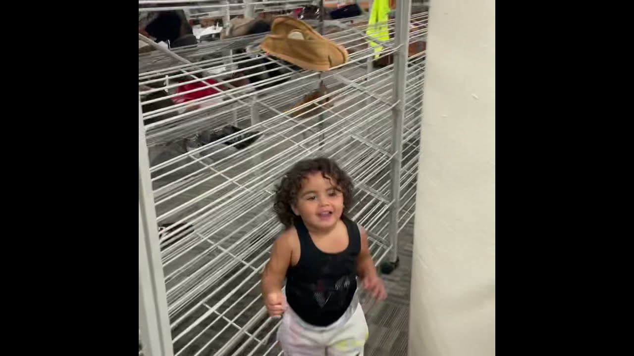 Mia goes wild in Burlington coat factory 🏭 YouTube