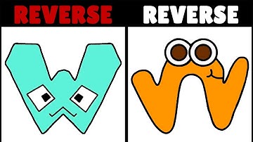 Reverse Unifon VS Reverse Spanish Alphabet Lore | Part 6 (Ƶ-A...)