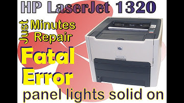 HP LaserJet 1320 || Fatal Error Repair ||#tutorial #hp #repair #canon #printer #laser