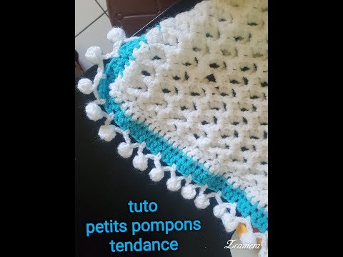 Vidéo: Couverture à Pompons (37 Photos) : Couvertures En Fil à Pompons, Couvertures Avec Pompons Sur Les Bords Et Motifs Tricotés à Pompons