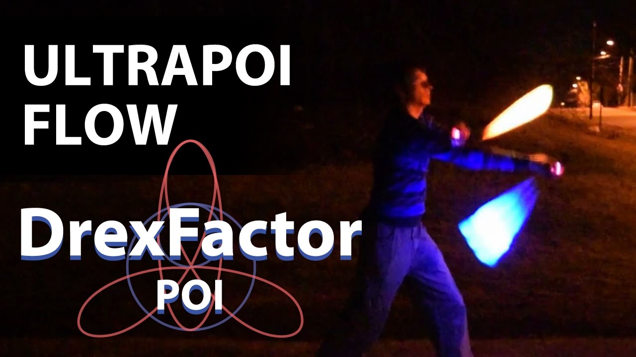 Ultra Poi Ropes Ultra Poi Spinning with Ultraknobs - YouTube