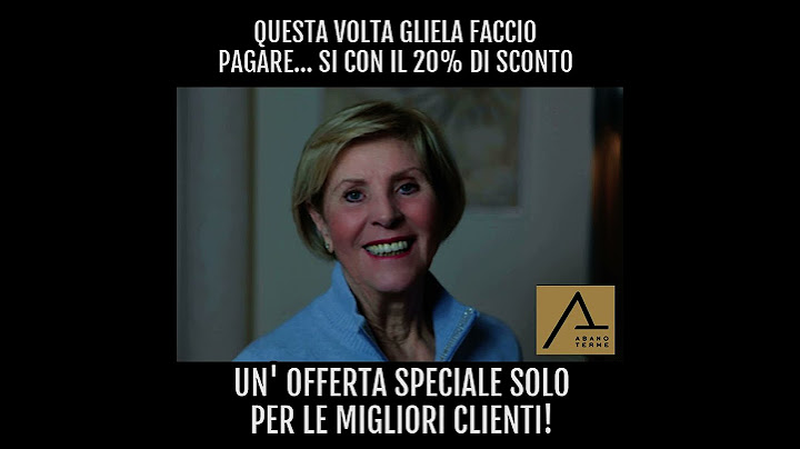 Questa volta gliela faccio pagare… si con il 20% di sconto