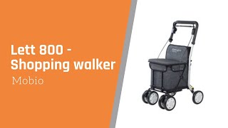 Rollator carLett800 avec si&egrave;ge et pliant