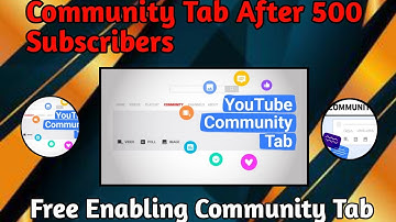 How to Enable Community Tab On YouTube After 500 Subscribers | Best Trick in 2min