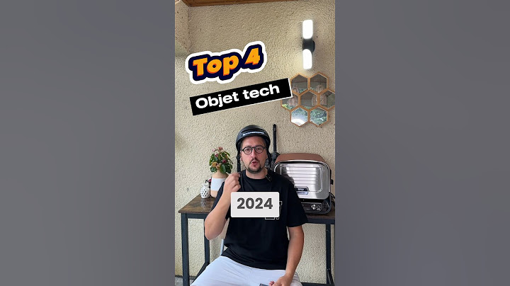 Top 4 objets high-tech 2024