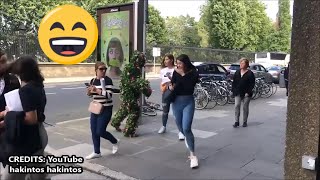 Top reactions of bushman prank in Ireland