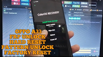 Oppo A33 Pattern Unlock Solution And Oppo A33 Frp Bypass Unlock Tool ! 100% ✅.
