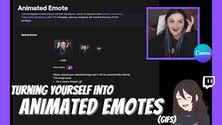 HOW TO: Make a GIF/Animated Emote on TWITCH! (Canva)