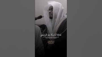 هُنالِكَ دَعا زَكَرِيَّا رَبَّهُ | من أجمل تلاوات الشيخ ياسر الدوسري من سورة آل عمران #قرآن #لايك،