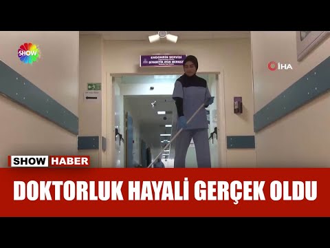 Hastanede çalışırken tıp fakültesini kazandı