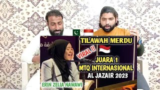 Erin Zelia Nawawi Juara 1 MTQ Internasional AlJazair | Pakistani Reaksi | D-R-RUE