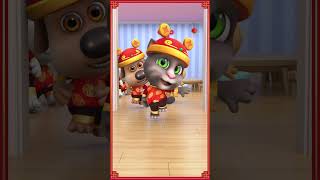 Baile del Año Nuevo Lunar 💃👯🏮 Talking Tom #Cortos