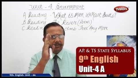 Unit-4-Environment-A-What is Man without the Beasts | 9th English | AP & TS Syllabus | Live Video