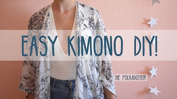 Easy Kimono DIY | 4 Steps