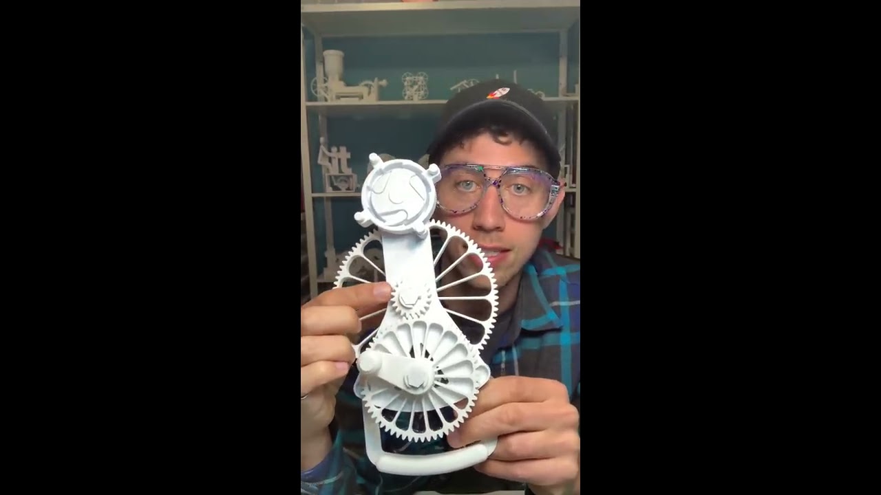 The FASTEST Fully 3D Printed Mechanism I Ve Ever Made And Maybe Most Dangerous Shorts
