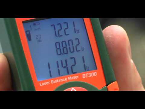 How to Use the Extech DT300 Laser Distance Meter