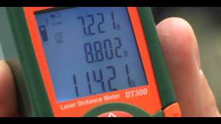 How to Use the Extech DT300 Laser Distance Meter