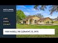 11108 Haskell Dr Clermont, FL 34711 in Preston Cove | Home Walkthrough Tour