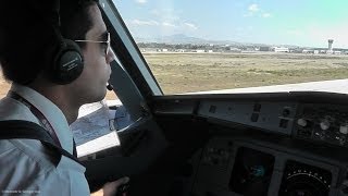 A320 Cockpit Action | Cyprus Airways Flight LCLK-LGAV | Larnaca to Athens-CYP312