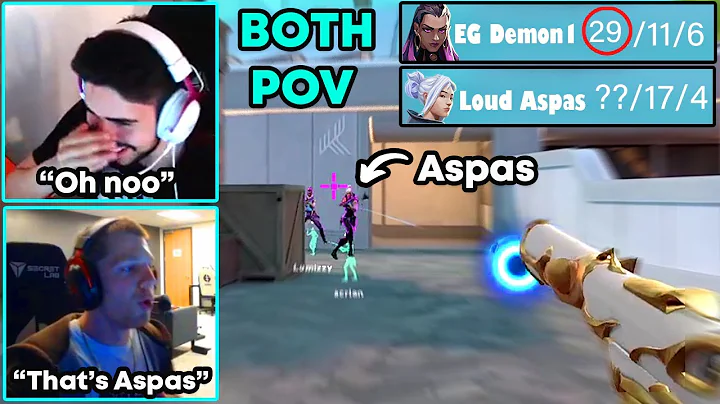 LOUD Aspas has no idea how he got beaten by Demon1 w/ an IRON Crosshair...
