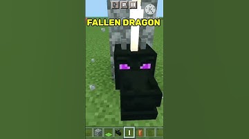 Minecraft Built Hacks | Fallen Dragon | #shorts #shortsfeed