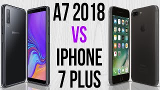 A7 2018 vs iPhone 7 Plus (Comparativo) - YouTube
