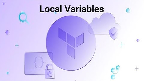 Local variables In Terraform