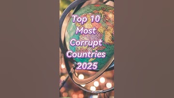 Top 10 most corrupt countries 2025 #world#explore #corruption #youtube