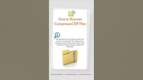 Lost ZIP or RAR Files? Recover Your Compressed Archives Now!#zipline #compressor #filerecovery