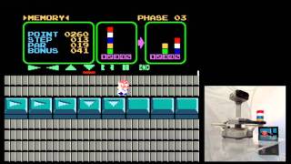 Good Nintentions Direct Feed #013b: Stack-Up, Memory mode (NES RGB HD footage with R.O.B. robot)