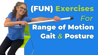 Fun Exercises for People with Parkinson’s! Improve Range of Motion, Gait & Posture in 33 Minutes