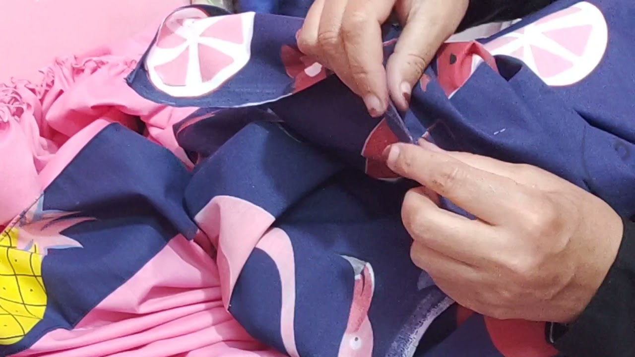 طريقة تقفيل ملاية بكرنيش جنب واحد بدون اوڤر بكل سهوله💖🌹