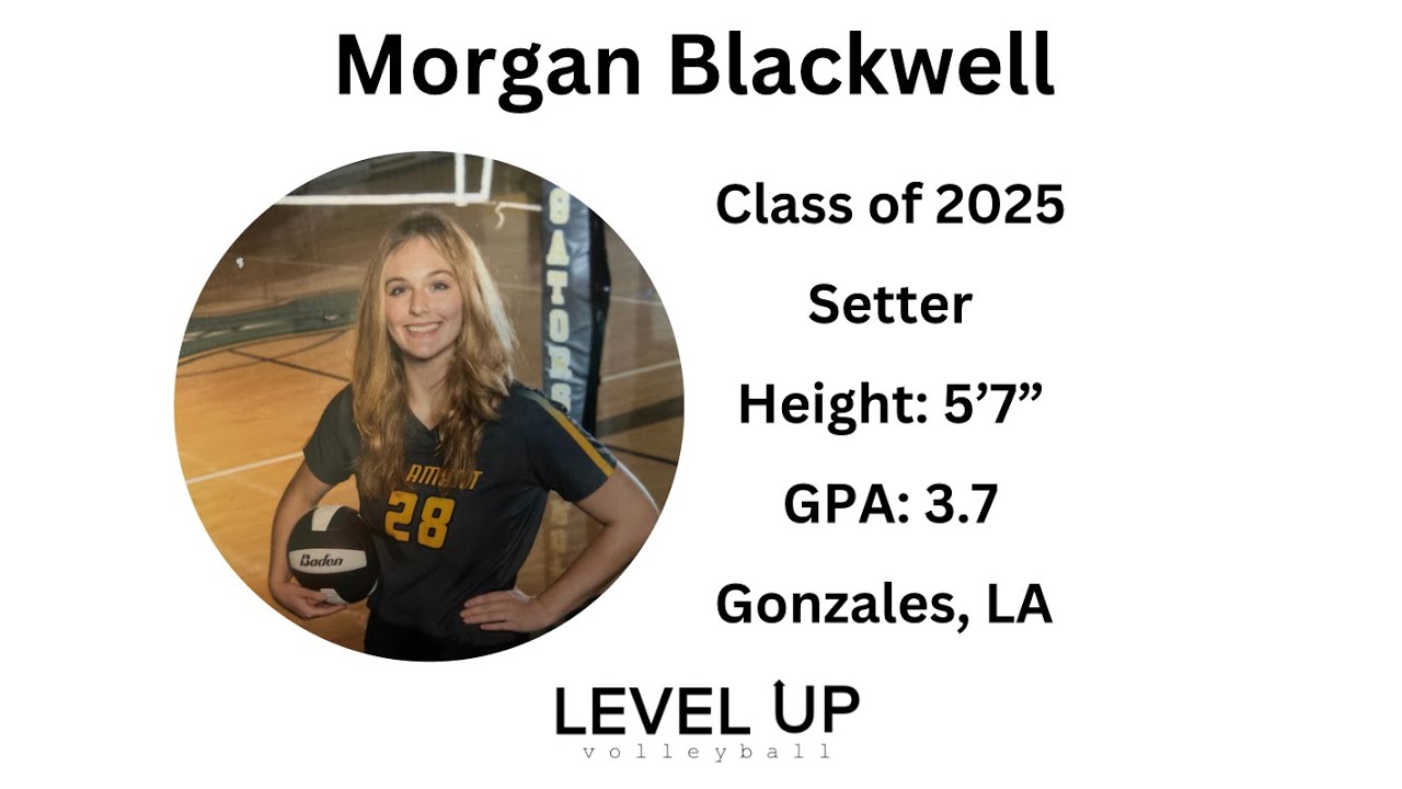 Morgan Black Class of 2025 Setter - YouTube