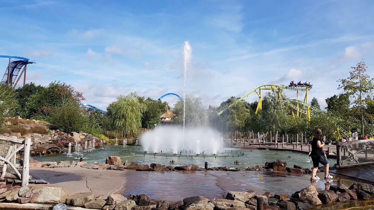 Wasser Fontänen-Show