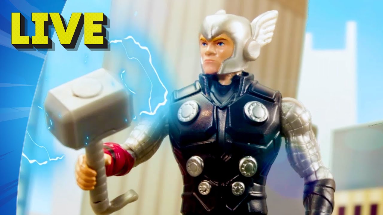 🔴 LIVE Marvel & Star Wars TOY PLAY! ⚡️ Spiderman, Iron Man, Darth Vader and MORE! ⚡️ Kids Videos