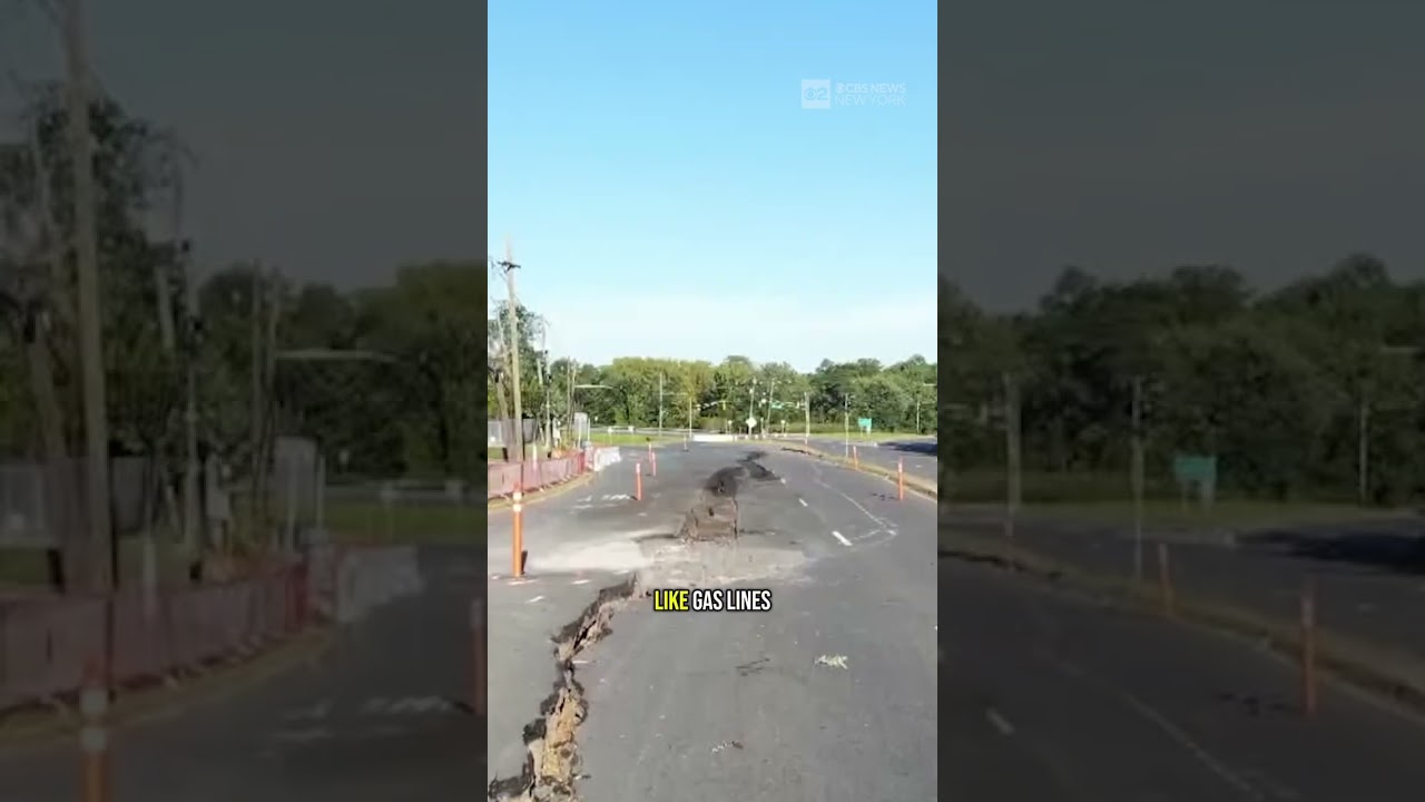 Mysterious crack shuts down major road in New Jersey