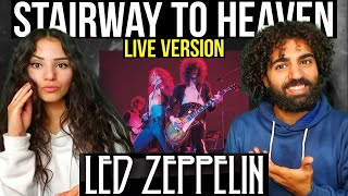 OMG  We react to Led Zeppelin  STAIRWAY TO HEAVEN LIVE  | REACTION