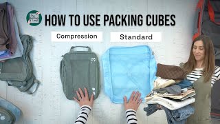 How to pack a suitcase with packing cubes