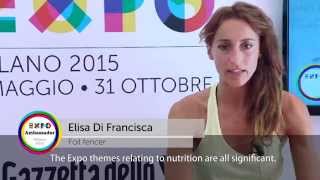 Ambassador Expo Milano 2015 Elisa Di Francisca eng