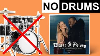 Where I Belong - Busta Rhymes, Mariah Carey | No Drums (Play Along)