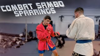 Combat sambo sparring session in our gym.